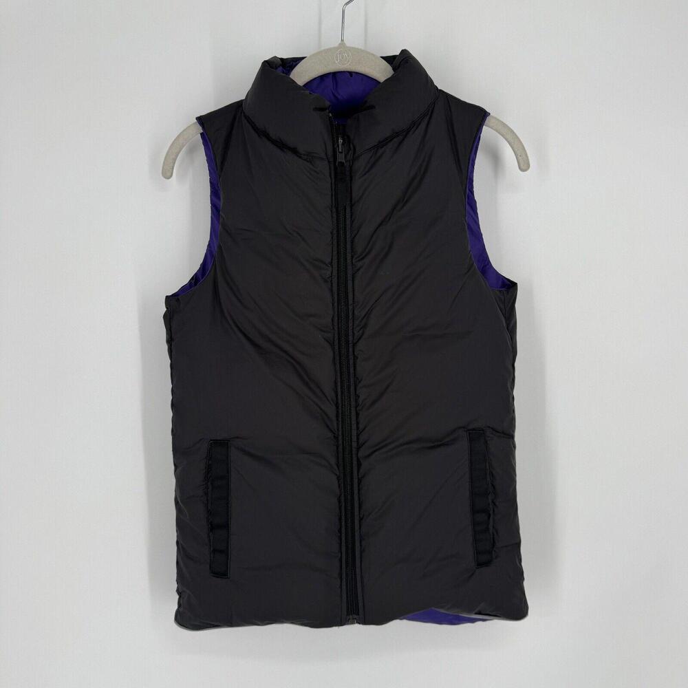 Ivivva by LululemonBlack and Purple Puffer Vest , Size 10 ( GIRL )